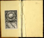 Inside Front cover showing bookplate from Sondley Reference Library