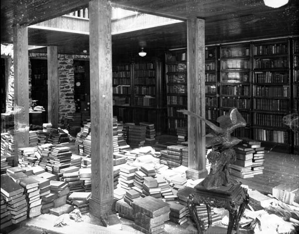 F. A. Sondley's personal library at home