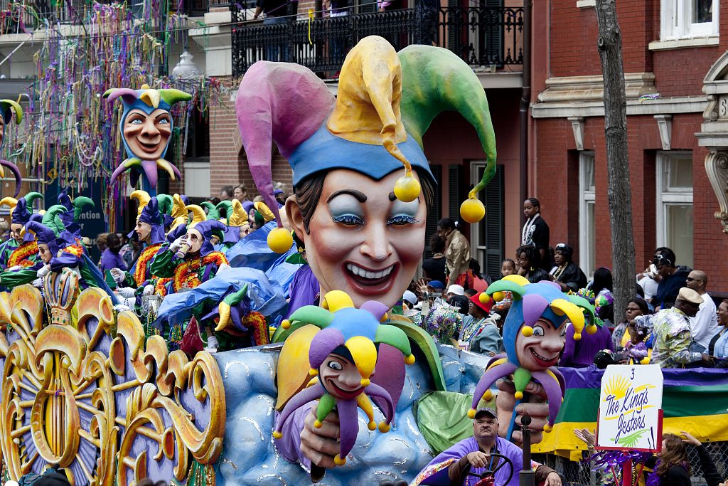 Mardi Gras Parade float