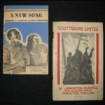 Two works by Langston Hughes: A New Song (1938; signed) and Scottsboro Limited (1931)