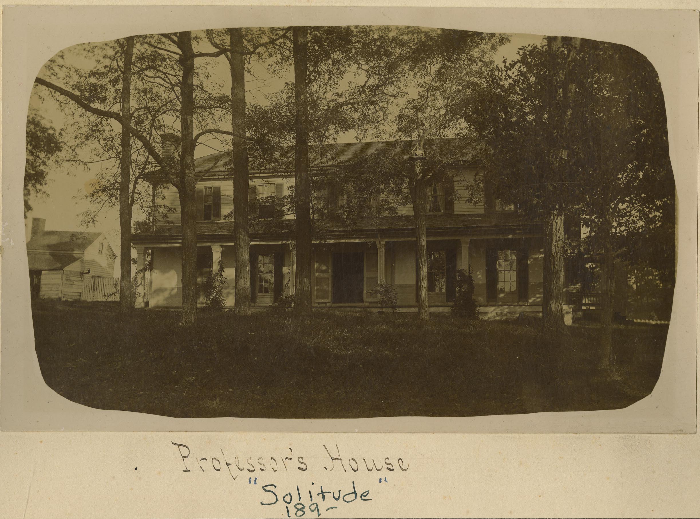 Solitude, 1890s, then a private residence.