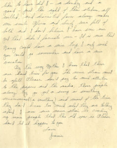 Letter from Jimmy Monteith to his mother, 14 May 1944, first page