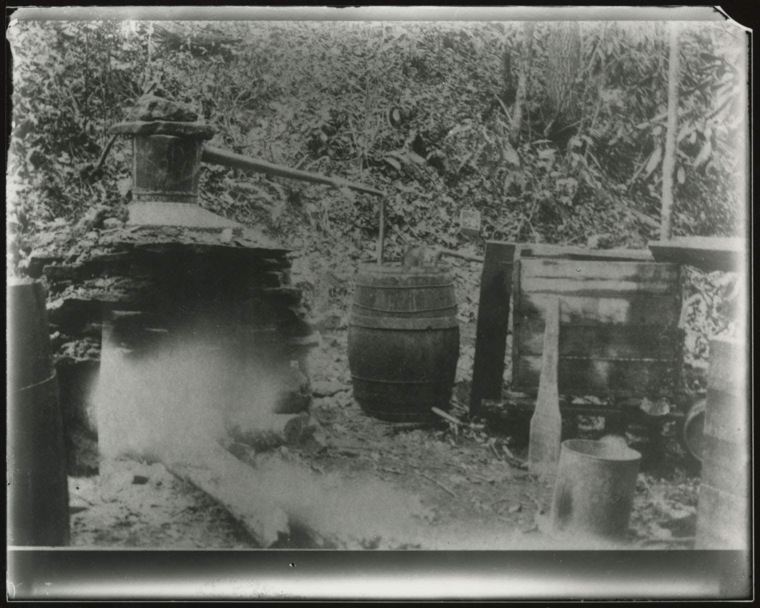 Print made from glass plate negative of a still near Ivanhoe, Virginia, c.1932