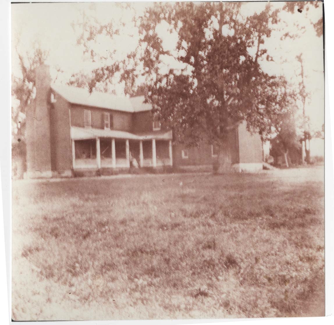 Rear view of Kentland Manor with Porch