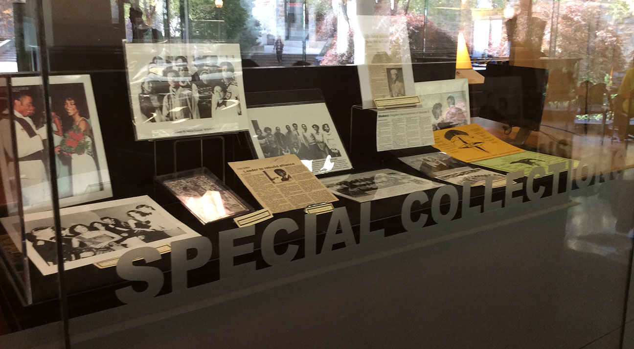 Part of exhibit on African American Women at Virginia Tech