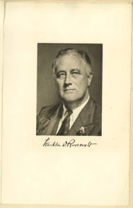 Invitation to Pres. Franklin D. Roosevelt's 1941 inauguration, p. 2