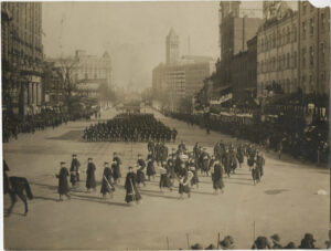 Highty-Tighties at Pres. Wilson's 1917 inauguration