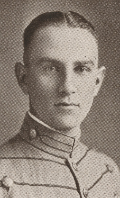 Head shot of Robert Hughes in cadet uniform