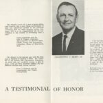 Commemorative Program from Convocation to Honor Kraft, November 1965 (inside cover)